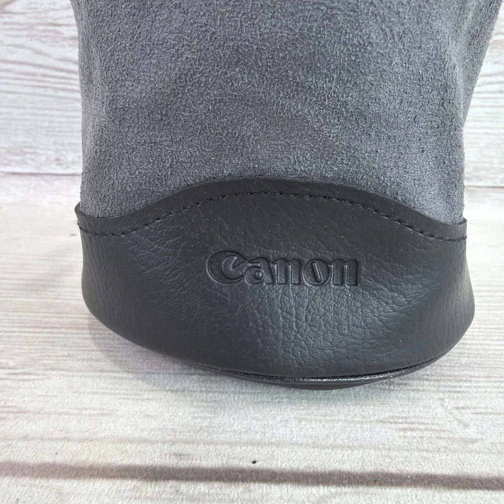 Genuine Canon LP1219 Lens Soft Pouch Drawstring Case Lens Protection Excellent